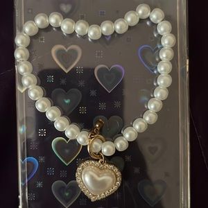 Pearls Heart Bracelet